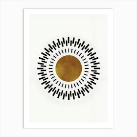 Golden Sun Art Print