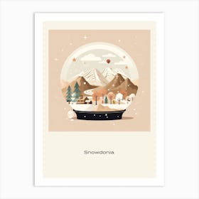 Snowdonia National Park United Kingdom 1 Snowglobe Poster Art Print