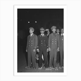 Instructors In Roller Skating At Savoy Ballroom, Chicago, Illinois By Russell Lee Art Print