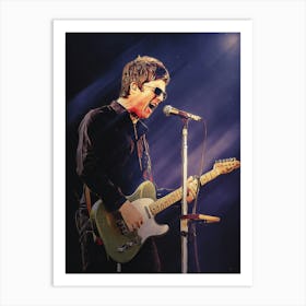 Superstars Of Noel Gallaghers High Flying Birds Live Concert Intoronto Art Print