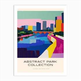 Abstract Park Collection Poster Odaiba Seaside Park Tokyo 2 Art Print