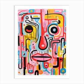 Face Of A Man 1 Art Print