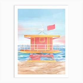 Miami Beach Florida Travel 1 Art Print