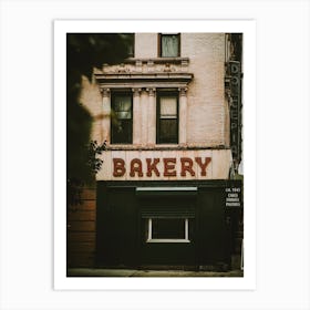 Bakery in Chelsea Art Print