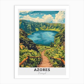 Azores Travel Art Print