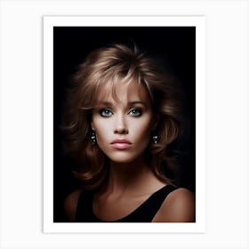 Color Photograph Of Jane Fonda 1 Art Print