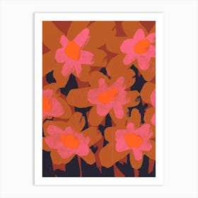 Big Flowers Art Print