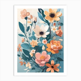 Flowers In A Vase 9 Art Print