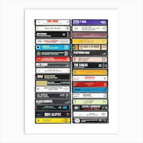 1975 Music - Cassette Print - Born in '75 Art Print