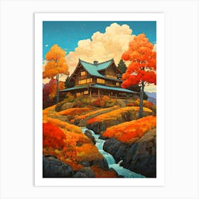 Autumn In Japan Art Print