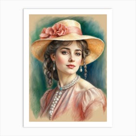 Victorian Lady 2 Art Print