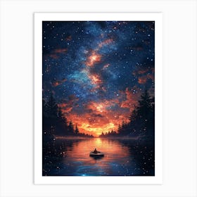 Night Sky 28 Art Print