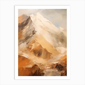 Mount Kilimanjaro 8 Mountain Painting Art Print