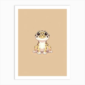 Gecko Print for New Born Baby Room Art Print