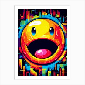 Smiley Face 1 Art Print