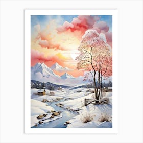 Winter Landscape Art Print