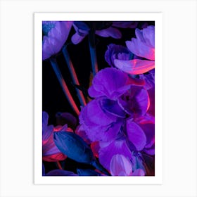 Purple Flowers 2 Art Print