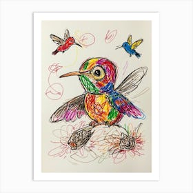 Hummingbird 19 Art Print