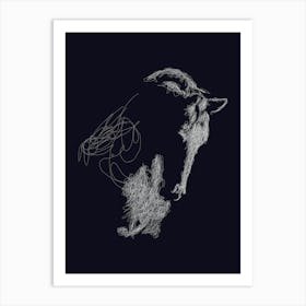 Wolf'S Head Art Print