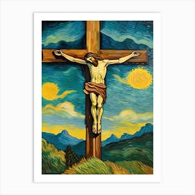 Christ On The Cross Art Print