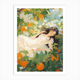 Orange Tree 2 Art Print