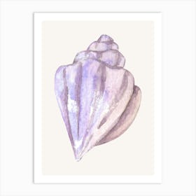 Watercolor Seashell 5 Art Print