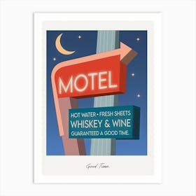 The Motel Art Print