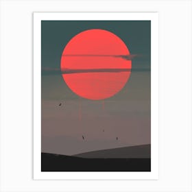 Sunset Art Print