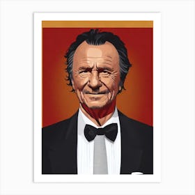 Harvey Keitel Illustration Movies Art Print