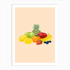 Fruit And Vegetables Art Print