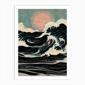 Wild Waves Art Print