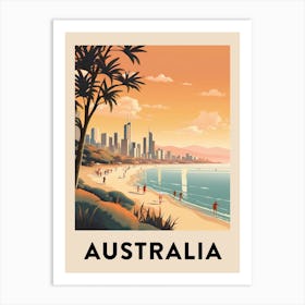 Vintage Travel Poster Australia 4 Art Print