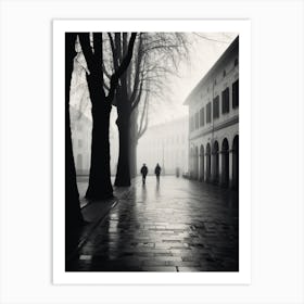 Lucca, Italy,  Black And White Analogue Photography  3 Art Print