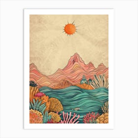 Coral Reef 11 Art Print