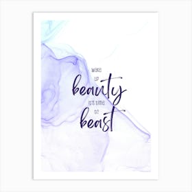 Wake Up Beauty - Floating Colors Art Print