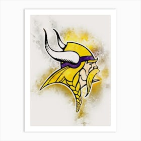 Minnesota Vikings Painting Art Print