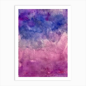 Abstract Watercolor Painting 76 Art Print