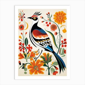 Scandinavian Bird Illustration Lapwing 3 Art Print