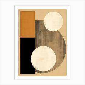 Abstract Reverberations; Bauhaus Symphony Art Print