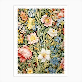 William Morris Floral 4 Art Print