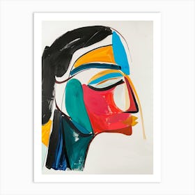 Head Of A Woman Art Print