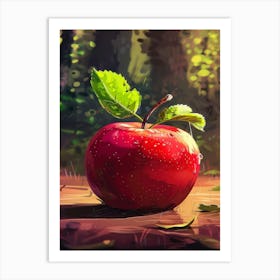 Apple Art Print