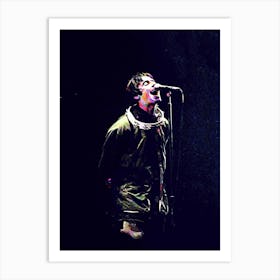 liam gallagher oasis britpop music band Art Print