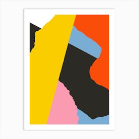 Colour Blocking #3 Art Print