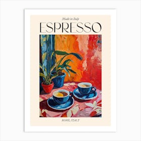 Rome Espresso Made In Italy 9 Poster Art Print