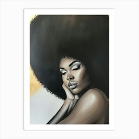 Afro Girl 41 Art Print