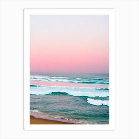 Baga Beach, Goa, India Pink Photography 2 Art Print
