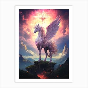 Pegasus Horse Art Print