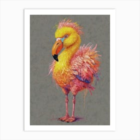 Flamingo Canvas Print 4 Art Print