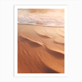 Sand On The Beach Art Print